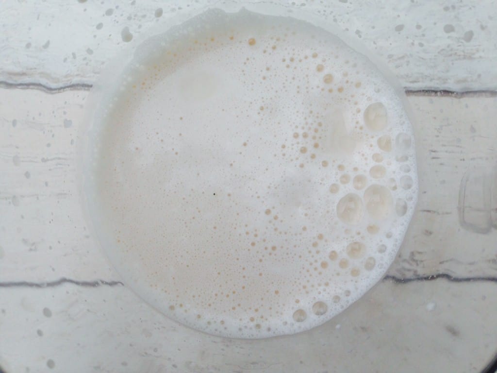 Homemade almond milk 2