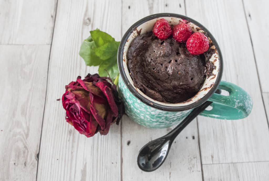 Chocolate peanut butter brownie mug cake recipe which takes literally 5 minutes and all you need is a large mug and microwave.