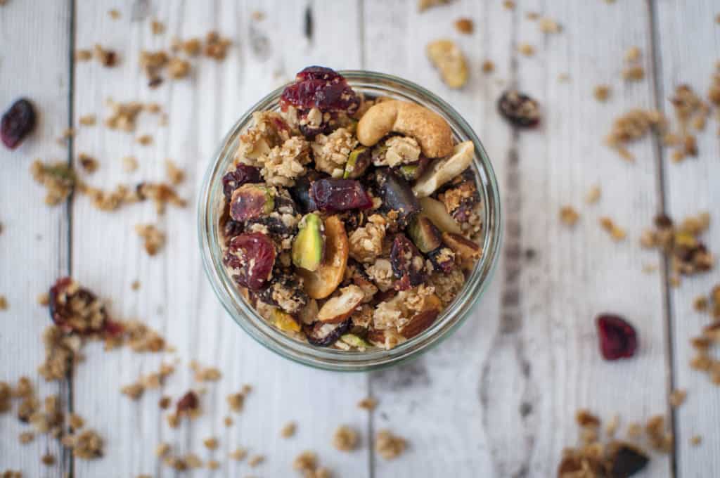 Healthy Christmas granola recipe which is easy, delicious, and perfect for feeding the family or friends during the festive season. 