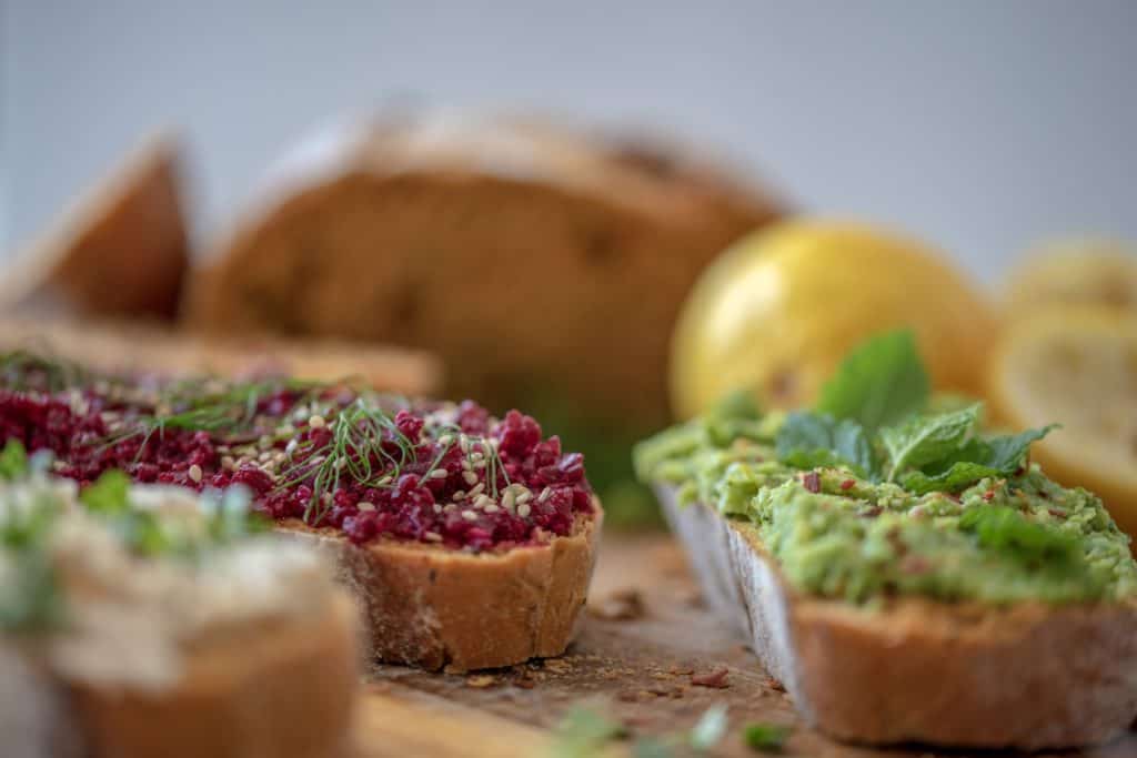 Healthy toast 3 ways taking your usual toast to the next level.Perfect for snacking at home or on the go.Your body will thank you for this nutritious beast! #vegantoast #healthyspread #healthytoast #healthyrecipes #beetroot #whitebeans #veganrecipes