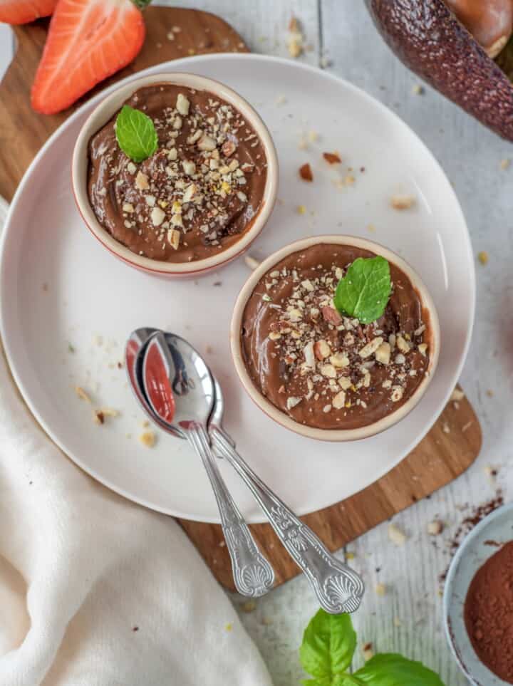 Healthy Chocolate Mousse Recipe Hedi Hearts 4 Ingredients and Vegan
