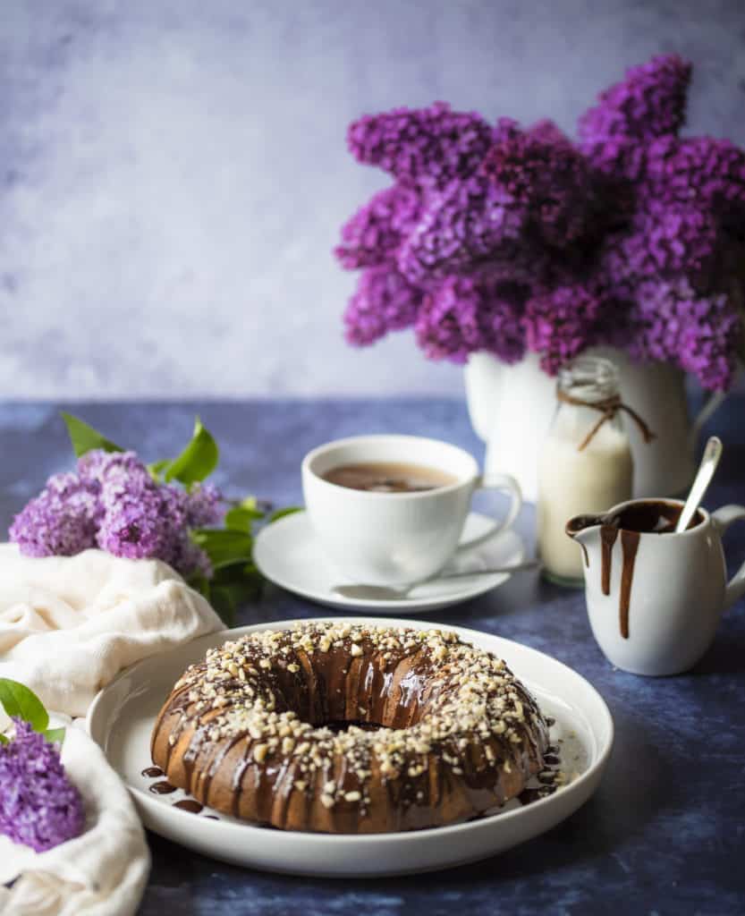 Delicious, easy and healthy Bundt cake made with only wholesome ingredients. Completely vegan and gluten free with no refined flour or sugar. 