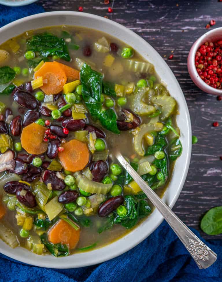 Healthy and Easy Vegetable Soup Recipe - Vegan & Gluten-Free