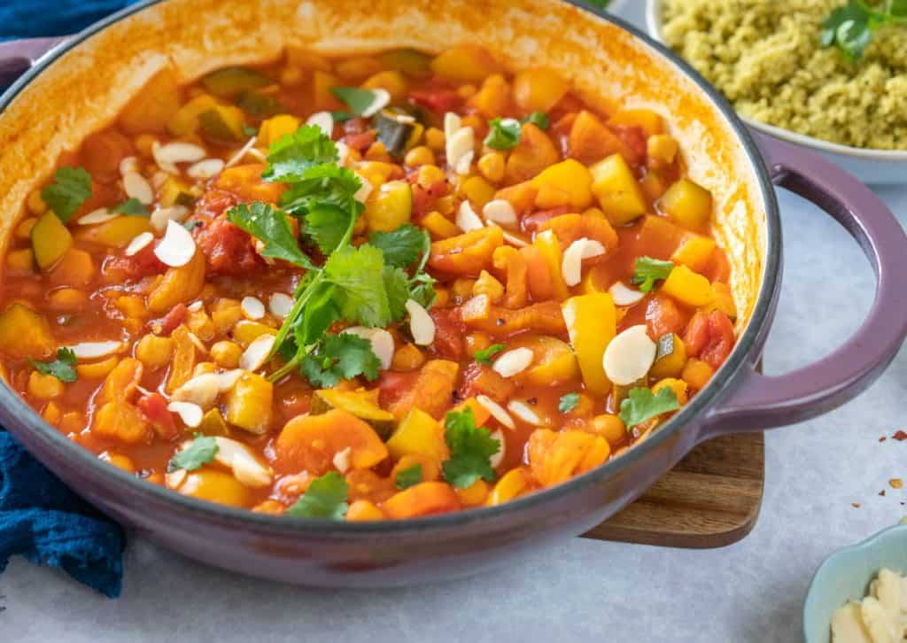 Wildly Tasty Family Size Apricot and Chickpea Tagine