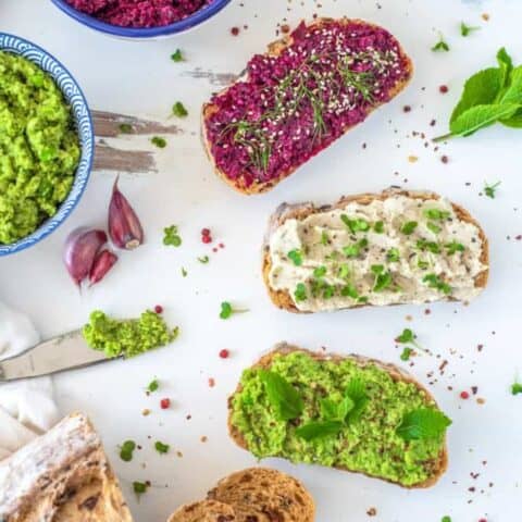 Healthy Toast 3 Ways