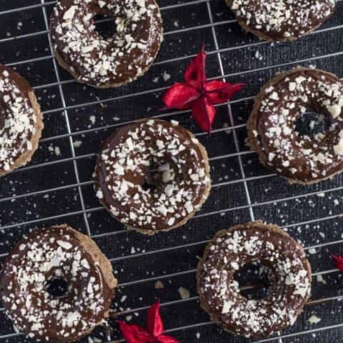 Gingerbread chocolate doughnut recipe
