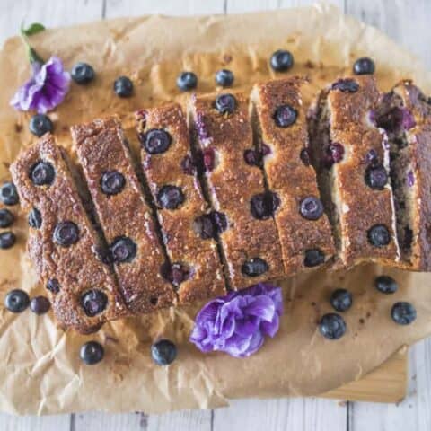 Clean eating banana blueberry bread recipe